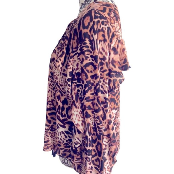 NWT Jennifer Lopez Summer Oasis Blouse - Picture 3 of 5